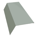 Изображение товара Планка карнизная широкая Grand Line Satin Ral 9006 100х85 мм резка