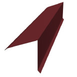 Конек односкатной кровли Grand Line Satin Matt Ral 3005 180х160 мм резка