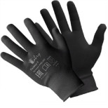Изображение товара Перчатки для сборочных работ Libry 300/10 KNEL0102 нейлоновые черные 10 XL