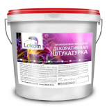 Штукатурка силиконовая декоративная Lakom фасадная среднефактурная 15 кг
