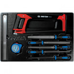 Изображение товара Набор напильников King Tony 9-90408TQ, 8 предметов с рулеткой и линейкой