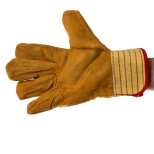 Перчатки спилковые комбинированные MOS 12439М