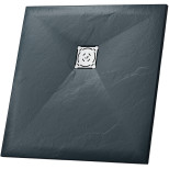 Поддон душевой RGW ST-0075G 16152075-02 квадратный графит 750х750х250 мм 