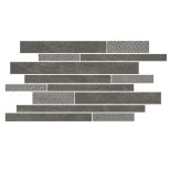 Декор керамический Kerama Marazzi SBM011\SG4585 Ламелла серый темный мозаичный 502х250 мм