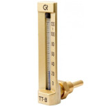 Термометр жидкостной виброустойчивый Росма ТТ-В-150 00000006901 угловой G 1/2 дюйма L 150/64 мм 120 С