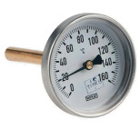 Термометр осевой Wika A50.10 3905934 Дк 100 мм 1/2 дюйма L 60 мм