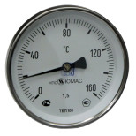 Термометр осевой Юмас ТБП-Т НПО Дк 63 мм 1/2 дюйма 160 С L 50 мм
