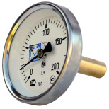 Термометр осевой Юмас ТБП-Т НПО Дк 63 мм 1/2 дюйма 200 С L 100 мм