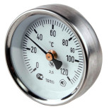 Термометр осевой Юмас ТБП-Т НПО Дк 63 мм 1/2 дюйма 120 С L 50 мм