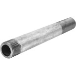 Изображение товара Стальной оцинкованный сгон удлиненный КАЗ Ду 32 150 мм для систем водопровода и отопления