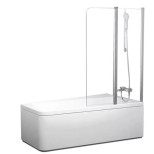 Шторка для ванны Ravak 7QRA0103Z1 10CVS2-100 R 1500х1000 мм Transparent белая