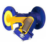 Изображение товара Фильтр сетчатый Zetkama 821A040C50 Y-образный Ду 40 Ру16 300C изчугун, фильтр для трубопроводов