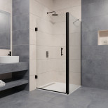 Изображение товара Душевой уголок RGW Passage PA-36B 800х800 мм черный стекло распашной