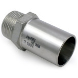 Переход RM Inoxpres AISI 316L 269304128 труба/наружная резьба  Дн 28х3/4 дюйма Ру16