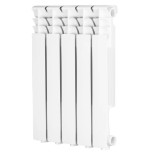 Радиатор алюминиевый Evolution EvA500 боковое подключение белый 5 секций 