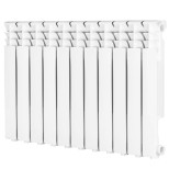 Радиатор алюминиевый Evolution EvA500 боковое подключение белый 11 секций 