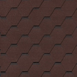 Черепица гибкая Roofshield P-S-2 Premium Стандарт коричневая с оттенением