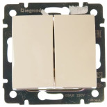 Механизм выключателя Legrand Valena 695605 двухклавишный Слоновая кость