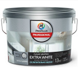 Краска для стен и потолков Profilux Professional Extra white матовая 13 кг