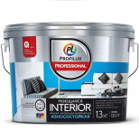 Краска для стен и потолков Profilux Professional Interior моющаяся матовая 13 кг
