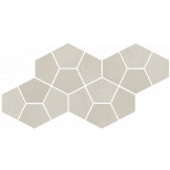 Мозаика керамическая Italon 620110000182 Континуум Пьюр Призм 413х205 мм