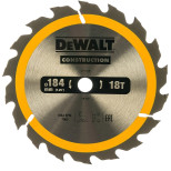 Диск пильный по дереву с гвоздями Dewalt Construction DT1938-QZ 18Т 184 мм