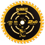 Диск пильный по дереву Dewalt Extreme DT10303-QZ 40Т 184 мм
