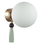 Изображение товара Бра Odeon Light Modern Palle 5405/1W ODL_EX23 35 40W золотой/черный/зеленый/белый