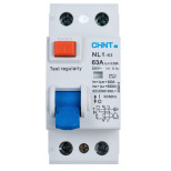 Автоматический выключатель дифференциального тока Chint NL1-63 200214 2п 63А 30мА тип AC 6кА