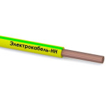 Провод силовой Электрокабель НН ПуВнг(А)-LS 1х2,5 0,45/0,75кВ желто-зеленый
