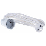 Изображение товара Удлинитель-шнур Universal УШ-6 ПВС без заземления 3 м белый для бытовых нужд