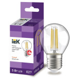 Лампа светодиодная IEK LED G45 шар 5Вт 230В 3000К E27