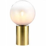 Лампа настольная ST Luce SL1190.204.01 E27 1х60W  золотистый/прозрачно-белый 