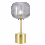 Лампа прикроватная ST Luce Gran SL1154.304.01 E27 1х60W  латунь/дымчатая