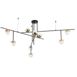 Люстра потолочная ST Luce Albero SL1507.422.09 G9 9х5W 4000K черный/белый/золотистый 