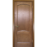 Дверь межкомнатная Текона Вайт 01 шпон Дуб натуральный глухое 2000х600 мм