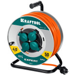 Удлинитель силовой Kraftool ПВС Expert 55089-50 3х2,5 мм2 50 м