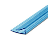 Профиль для поликарбоната Юг-Ойл-Пласт торцевой 16 мм синий 2,1 м