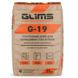 Клей для плитки Glims G-19 25 кг