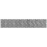 Бордюр керамический Шахтинская плитка Камелия 010212001781 чёрно-белый 01 400х75 мм