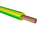 Провод силовой Электрокабель НН ПуГВ 1х0,75 0,45/0,75кВ желто-зеленый