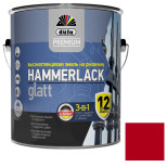 Эмаль по ржавчине Dufa Premium Hammerlack 3 в 1 гладкая RAL 3005 вишня 0,75 л