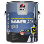 Эмаль по ржавчине Dufa Premium Hammerlack 3 в 1 гладкая База 3 2,5 л