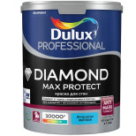 Краска для стен и потолков Dulux Diamond Max Protect матовая база BW 4,5 л