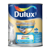 Краска фасадная Dulux Weathershield Extraflex матовая база BC 0,9 л