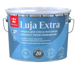 Краска для стен и потолков Tikkurila Luja Extra База C экстра-стойкая полуматовая 9 л