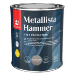 Краска для металла по ржавчине молотковая Tikkurila Metallista Hammer База HC глянцевая 0,8 л