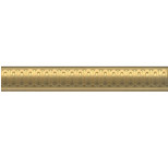 Бордюр керамический Kerama Marazzi BOA005 Борромео золото матовый 250х40 мм