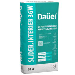 Штукатурка гипсовая Dauer Slider Interier 36 W белая универсальная 30 кг