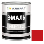 Эмаль Лакра НЦ-132 глянцевая красная 0,7 кг